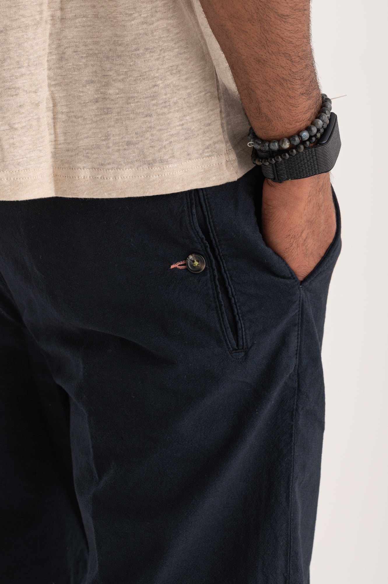 Shorts CampNou misto lino