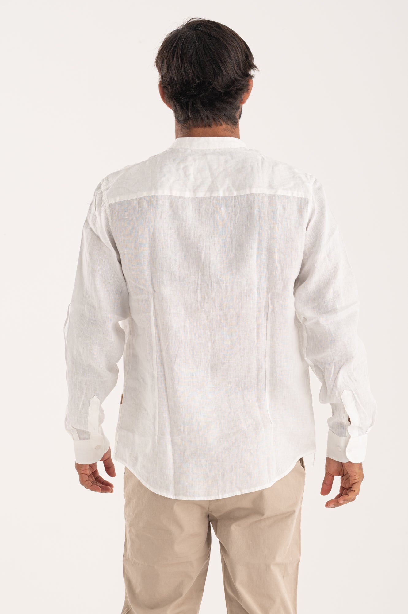 Camicia half Lino coreana GL