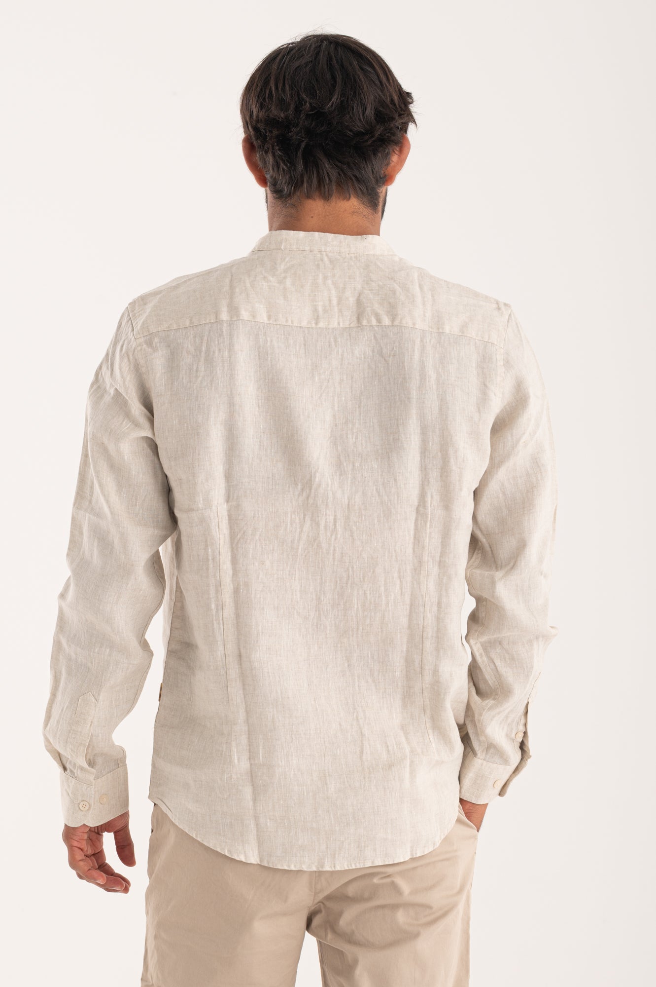 Camicia half Lino coreana GL