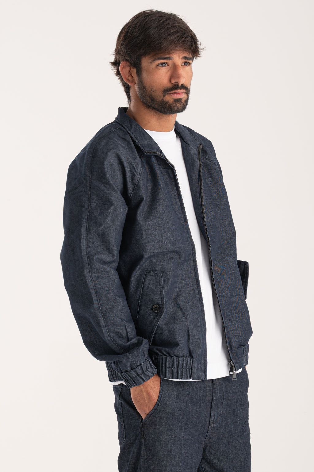 Bomber coordinato jeans