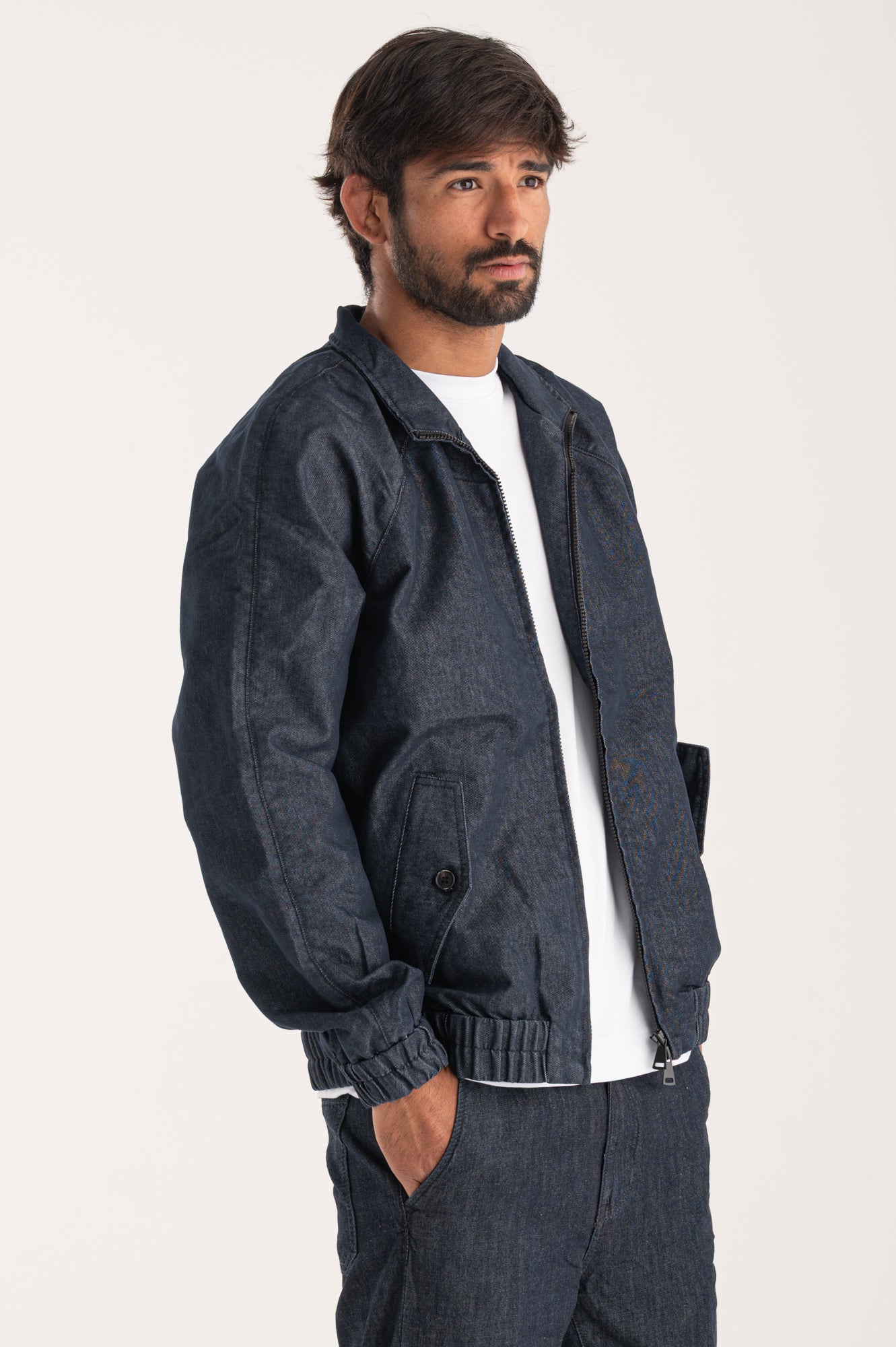 Bomber coordinato jeans