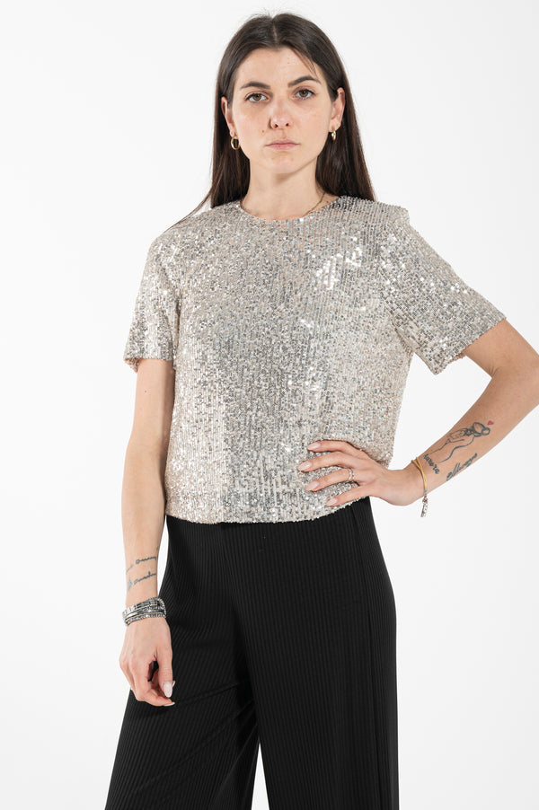 T-shirt Paillettes Berna