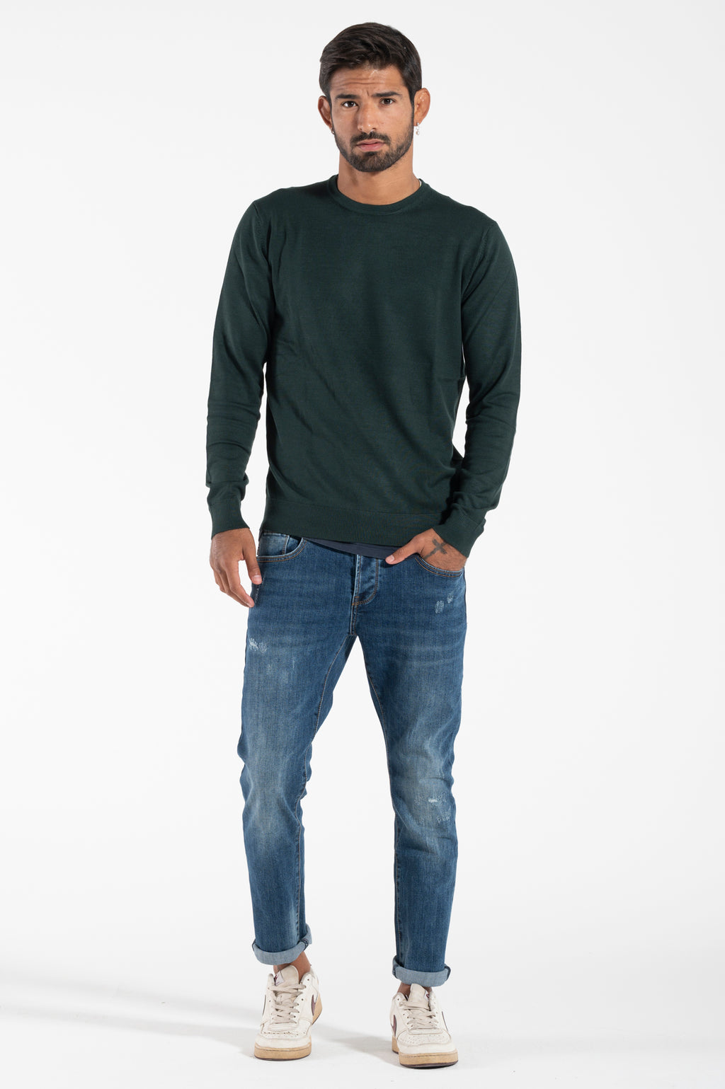 Jersey Berna Essential con cuello redondo