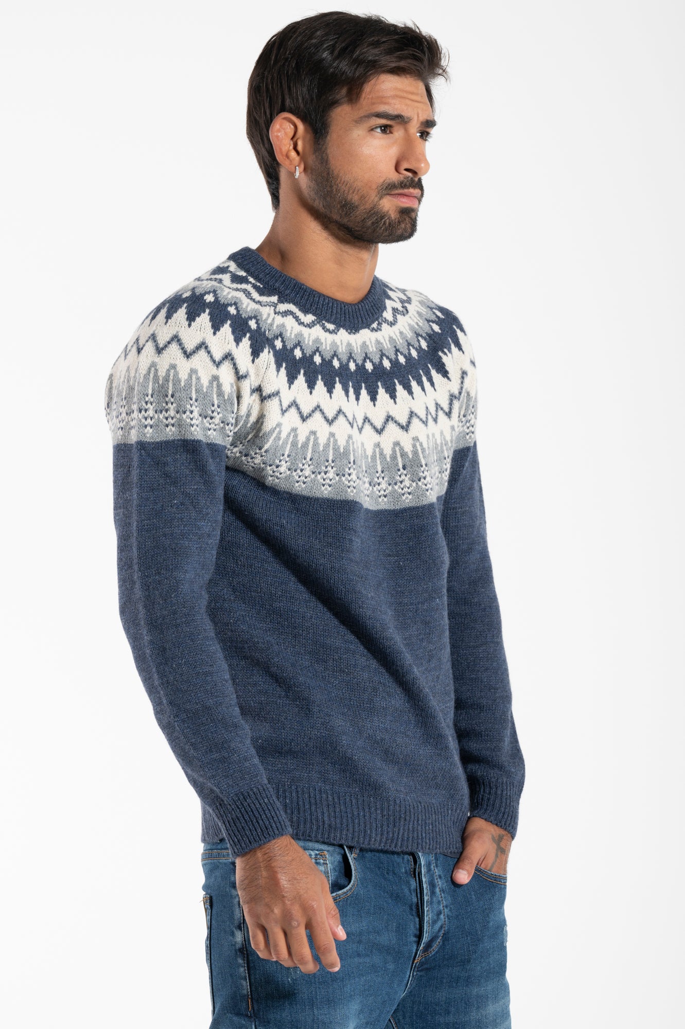Girocollo BL11 jacquard