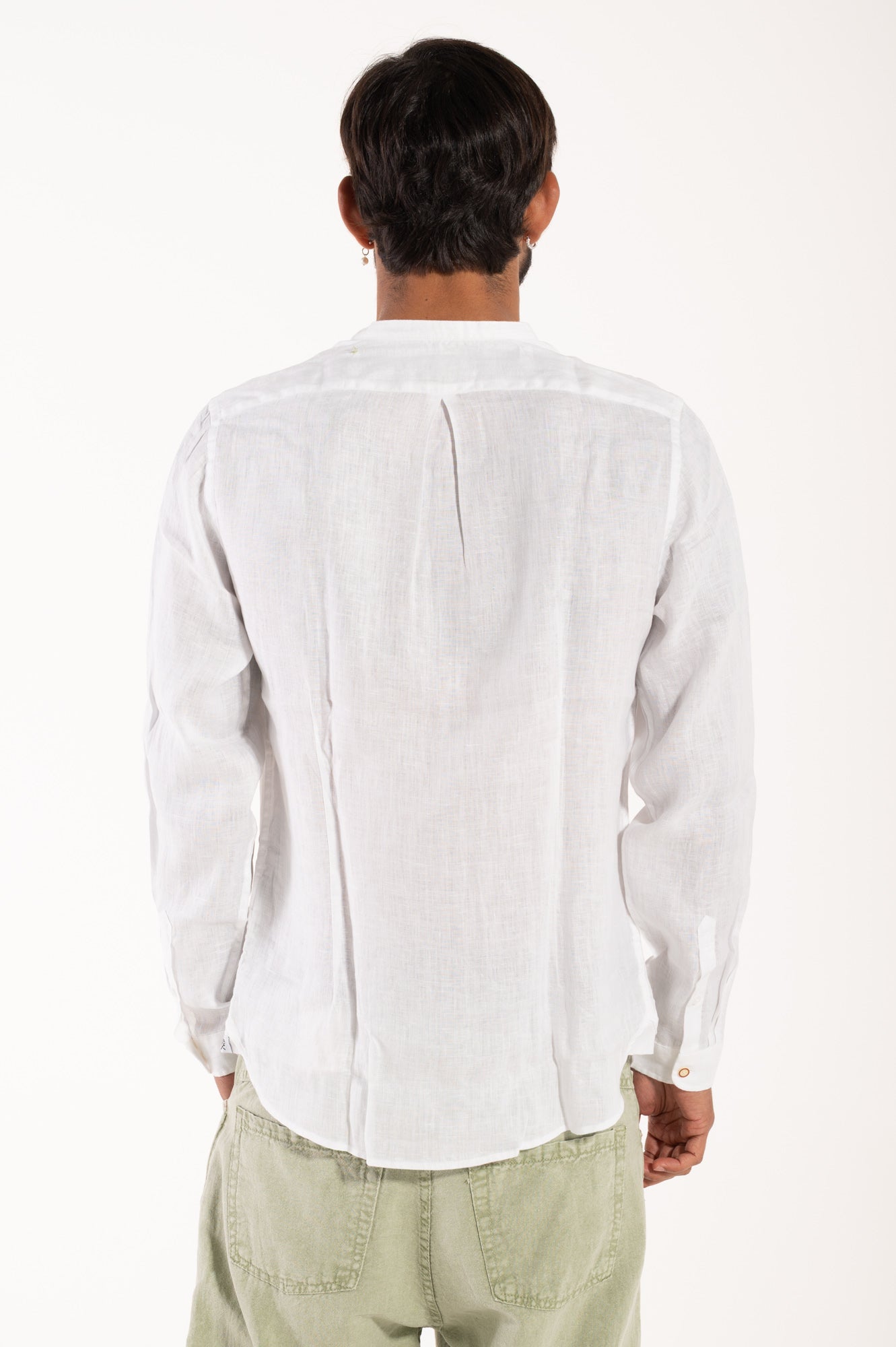 Camicia coreana lino berna