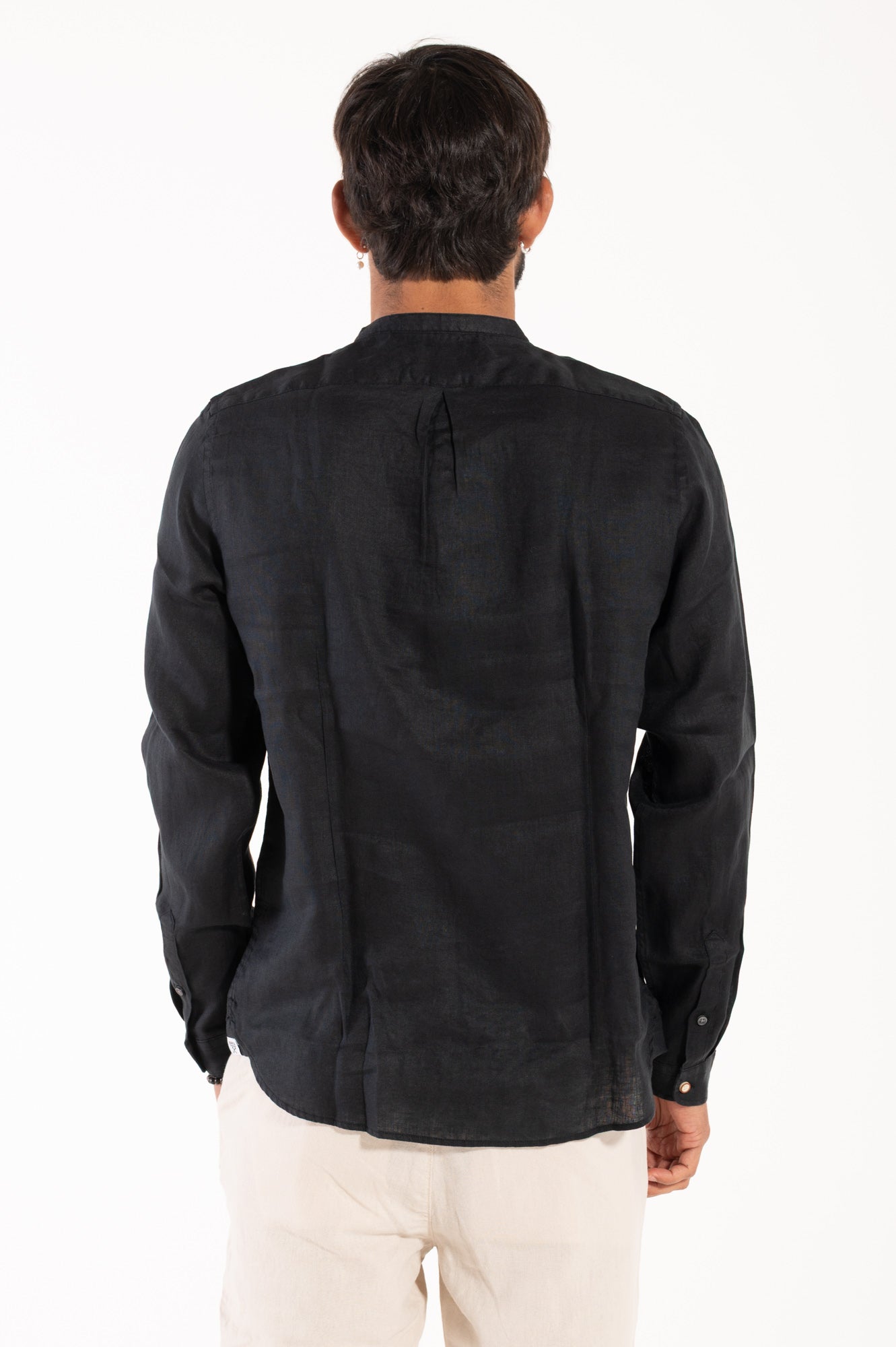Camicia coreana lino berna