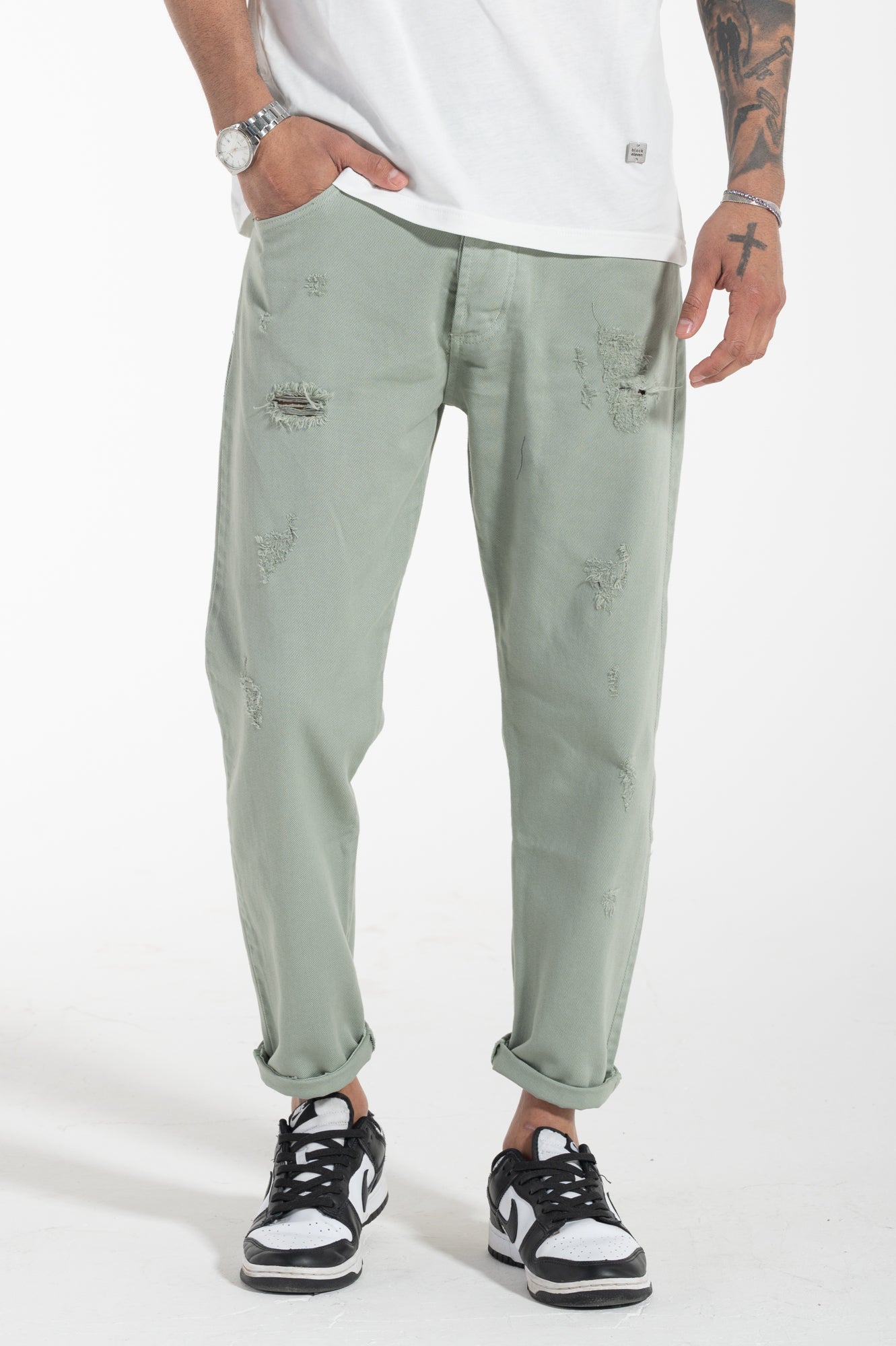 Jeans bull denim Cropped Fit