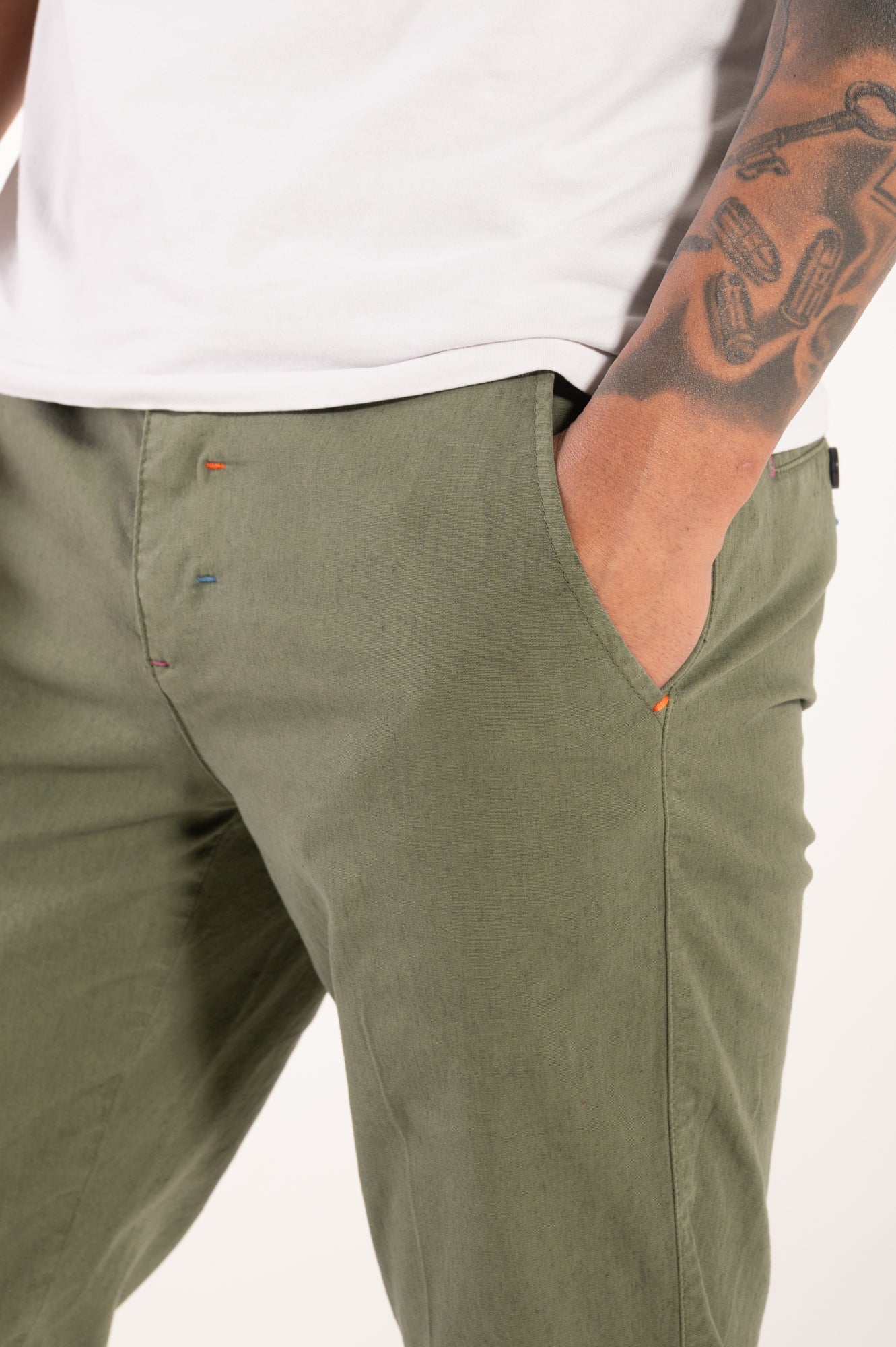 Wembley Slim Fit Linen Pants