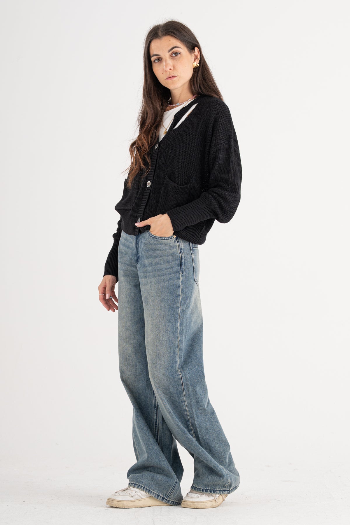 Cardigan lurex Gianni Lupo