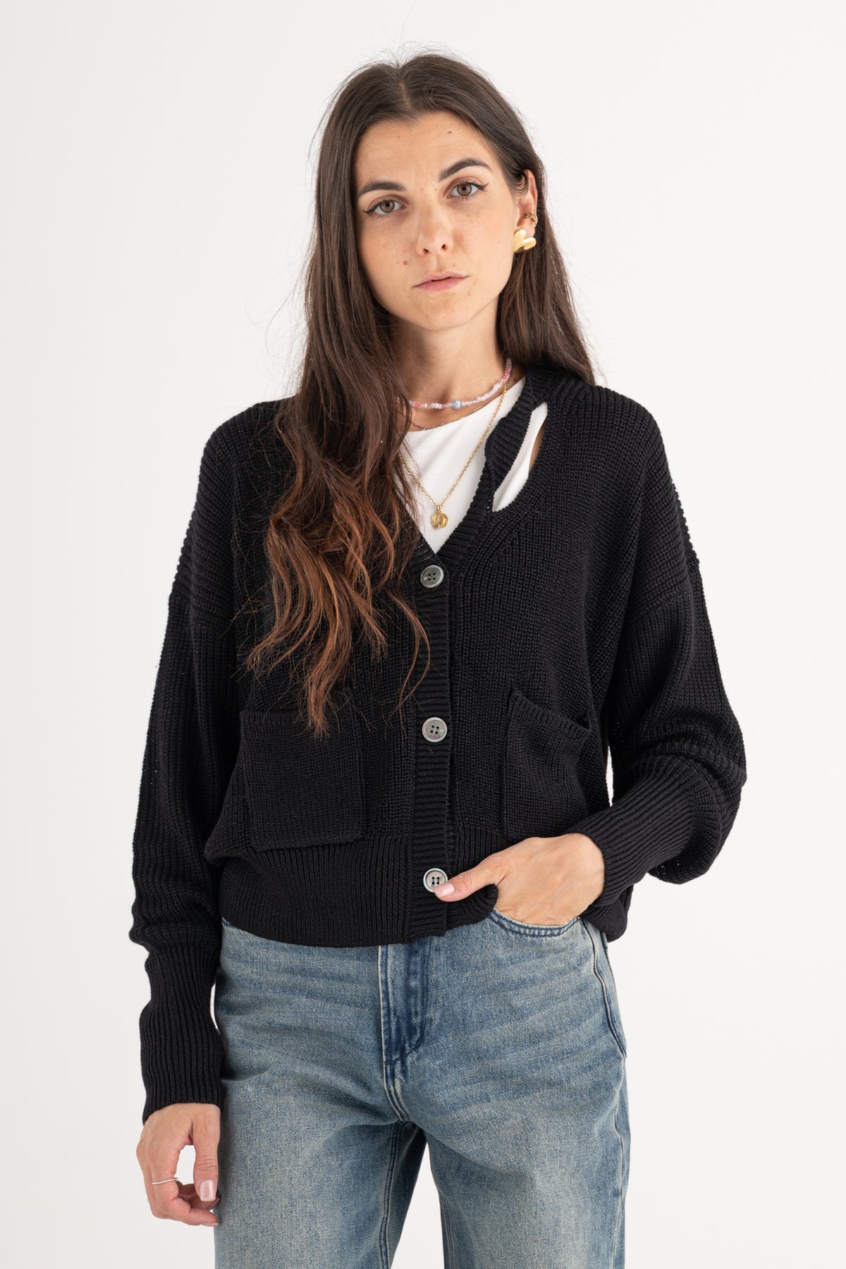 Cardigan lurex Gianni Lupo