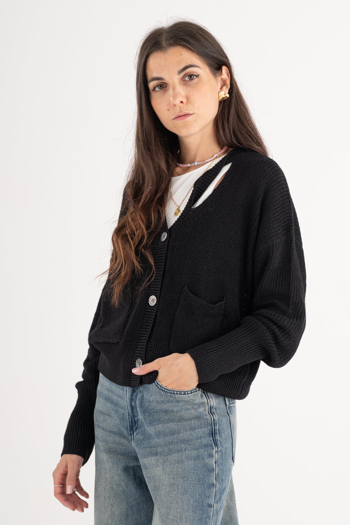 Cardigan lurex Gianni Lupo