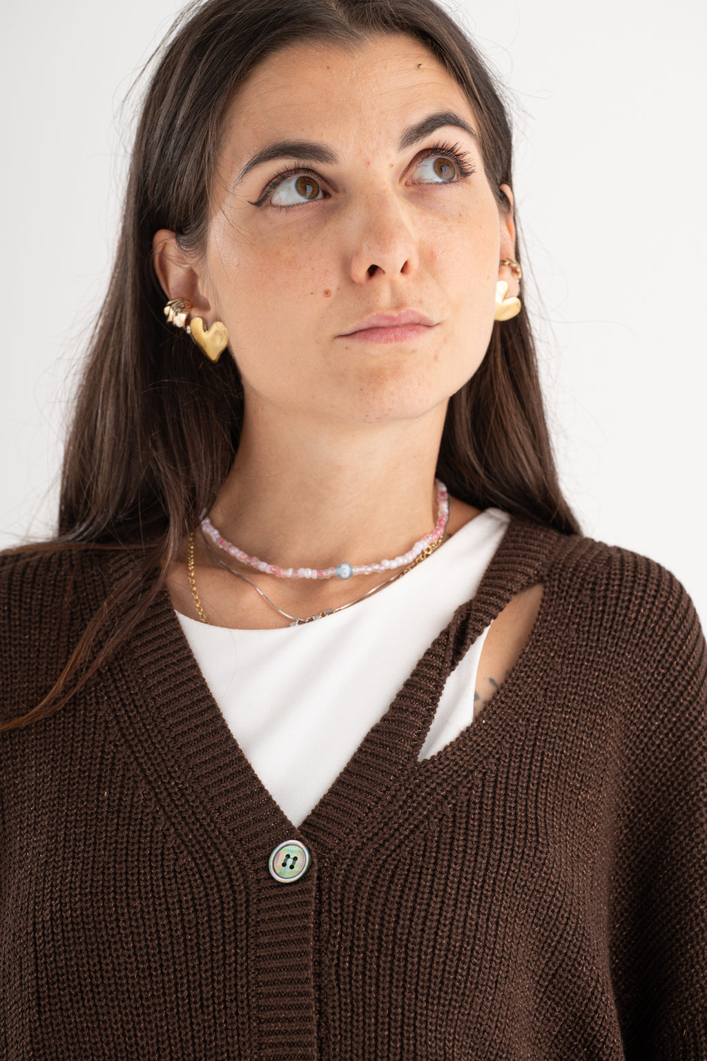 Cardigan lurex Gianni Lupo