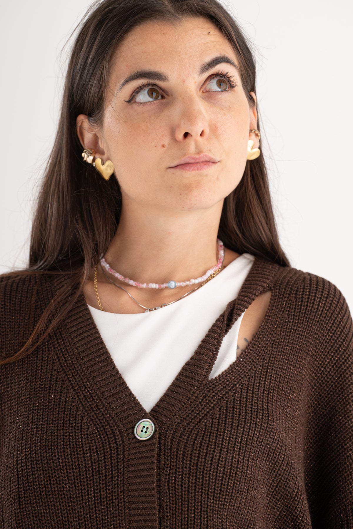 Cardigan lurex Gianni Lupo