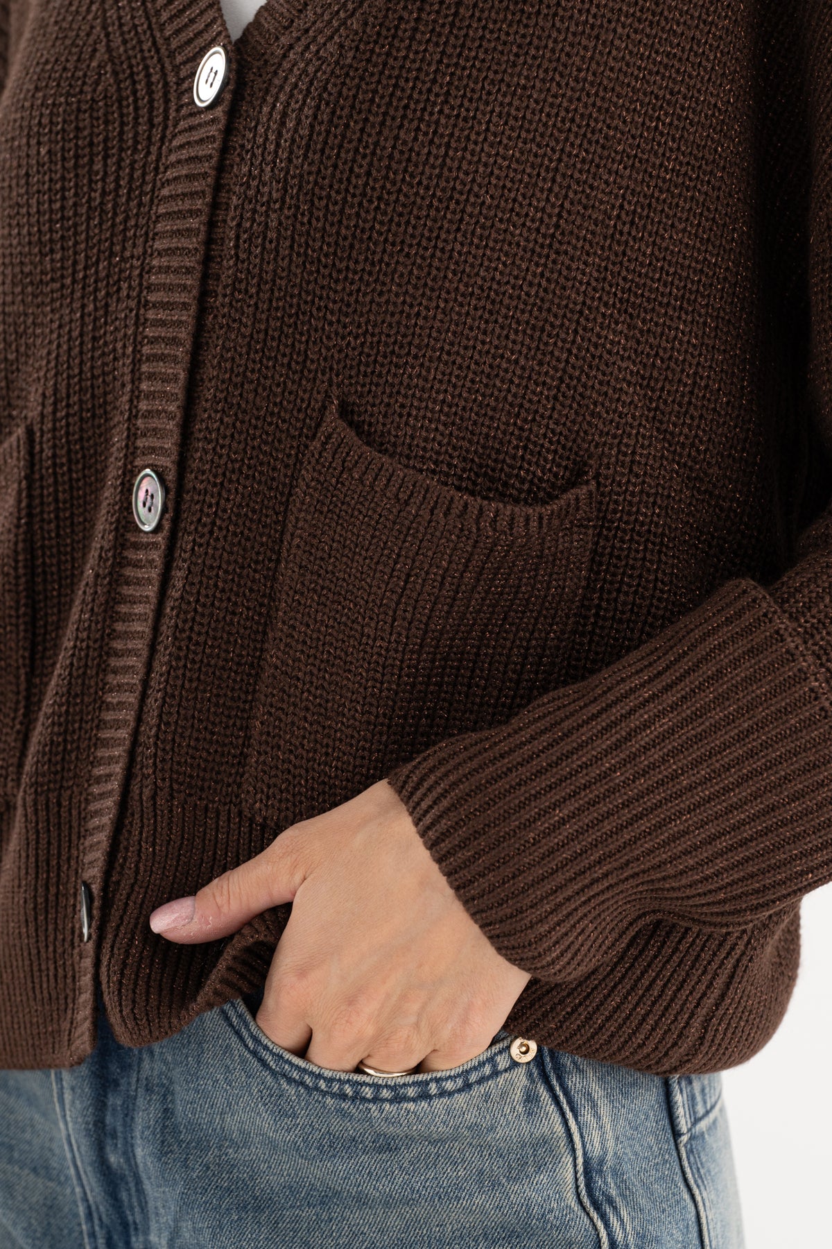 Cardigan lurex Gianni Lupo