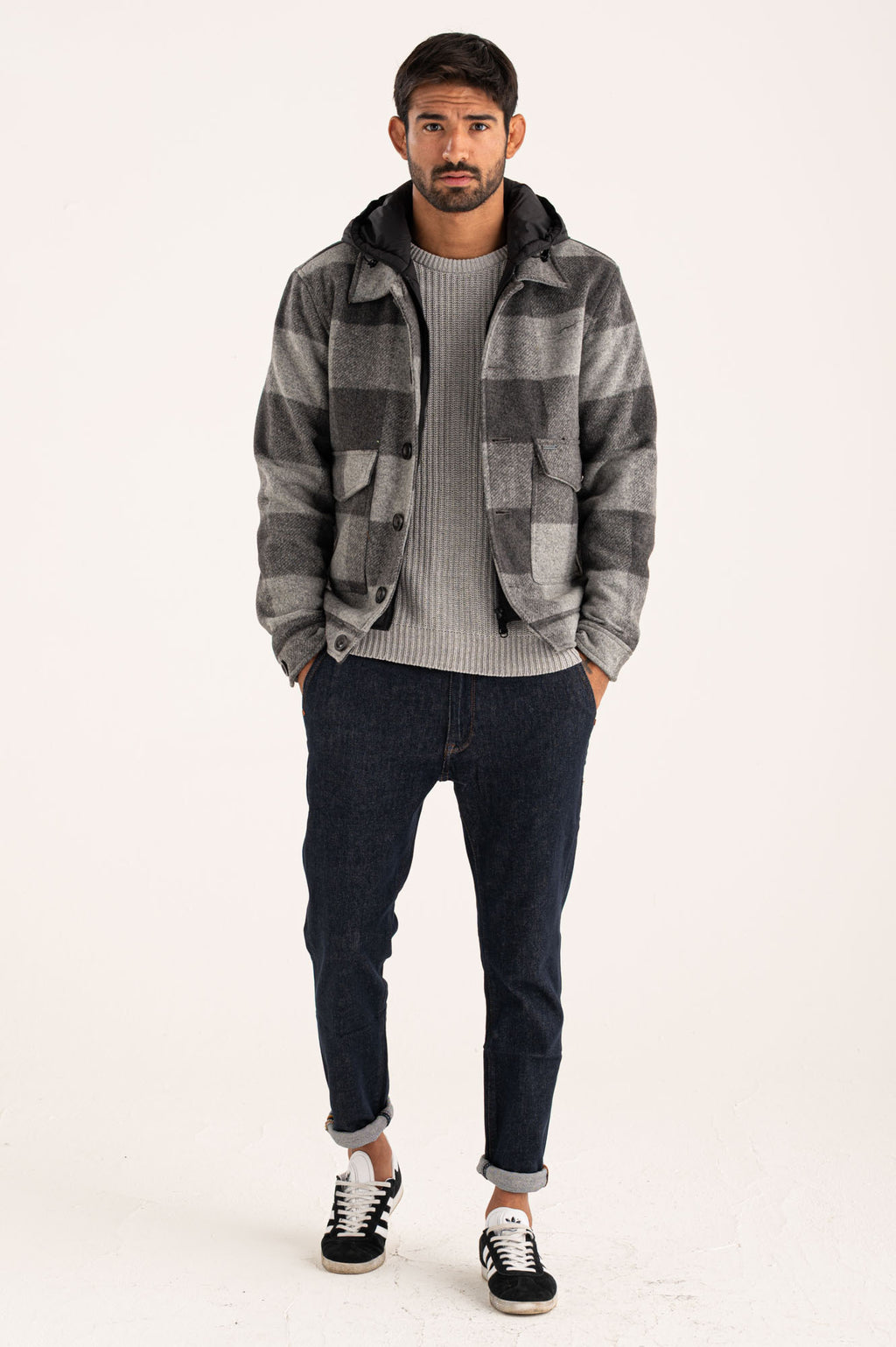 Overshirt check Gianni Lupo