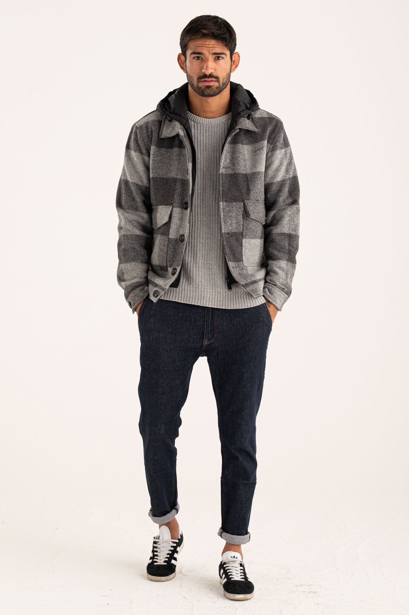 Overshirt check Gianni Lupo