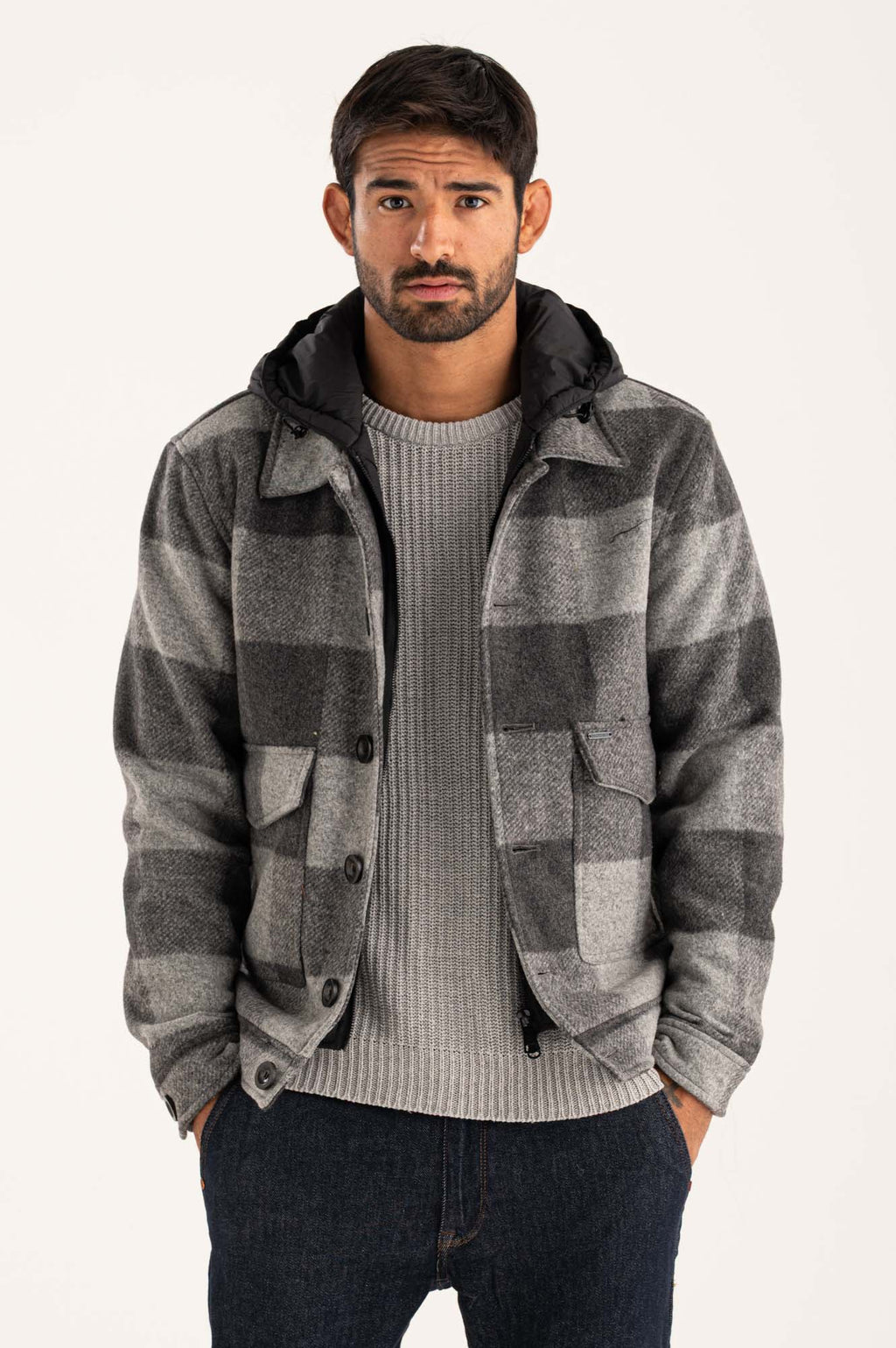 Overshirt check Gianni Lupo