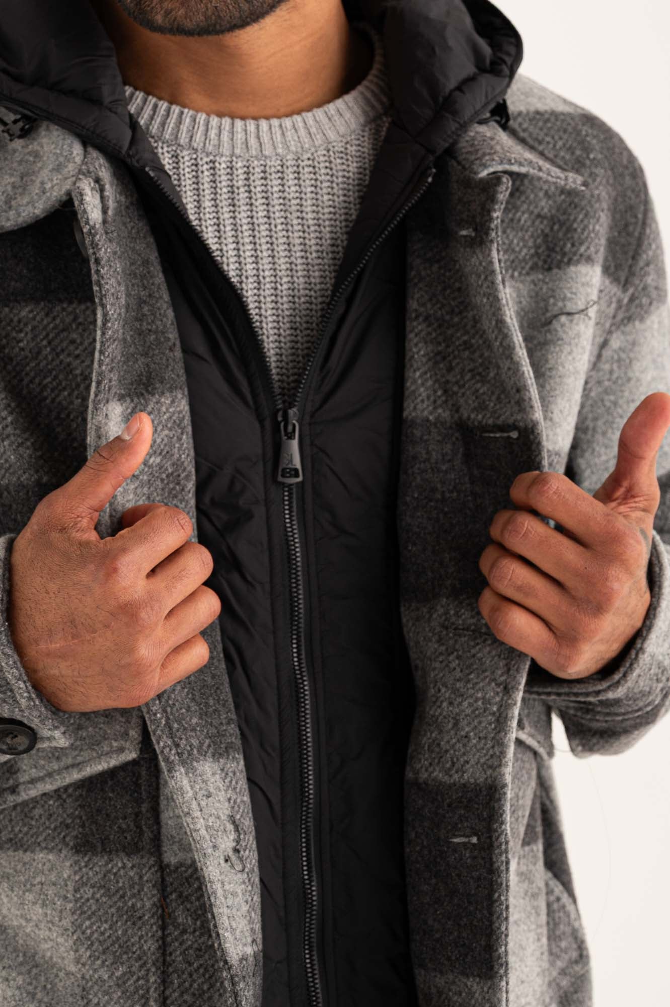 Overshirt check Gianni Lupo