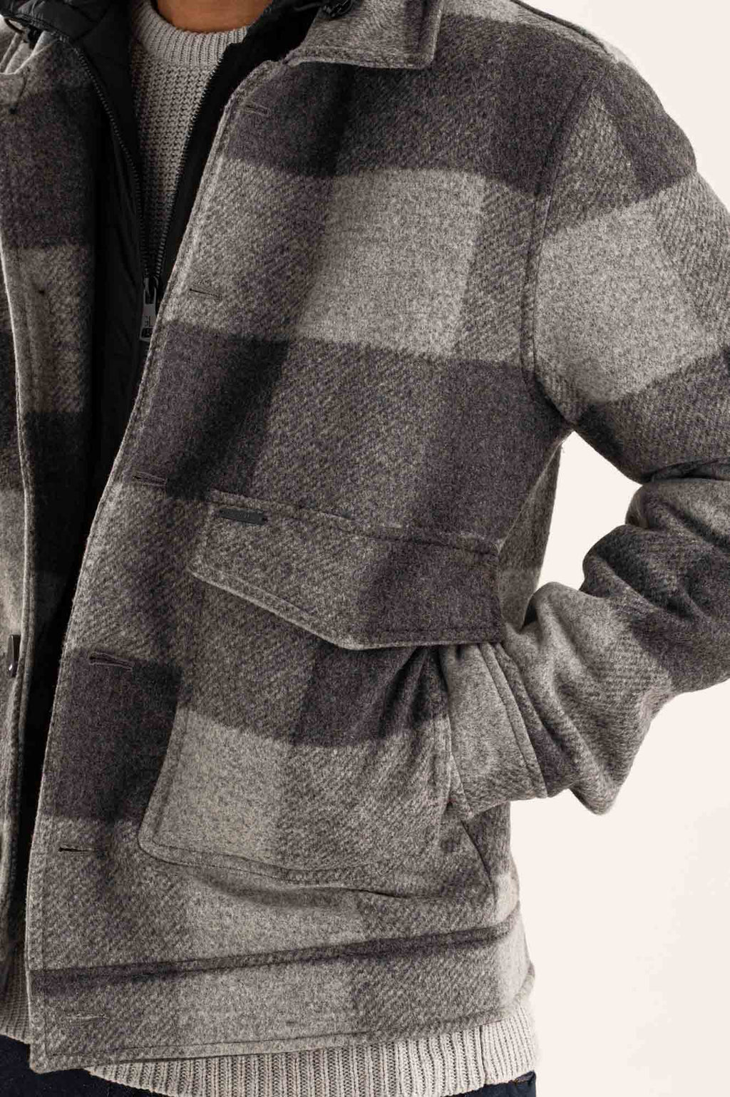 Overshirt check Gianni Lupo