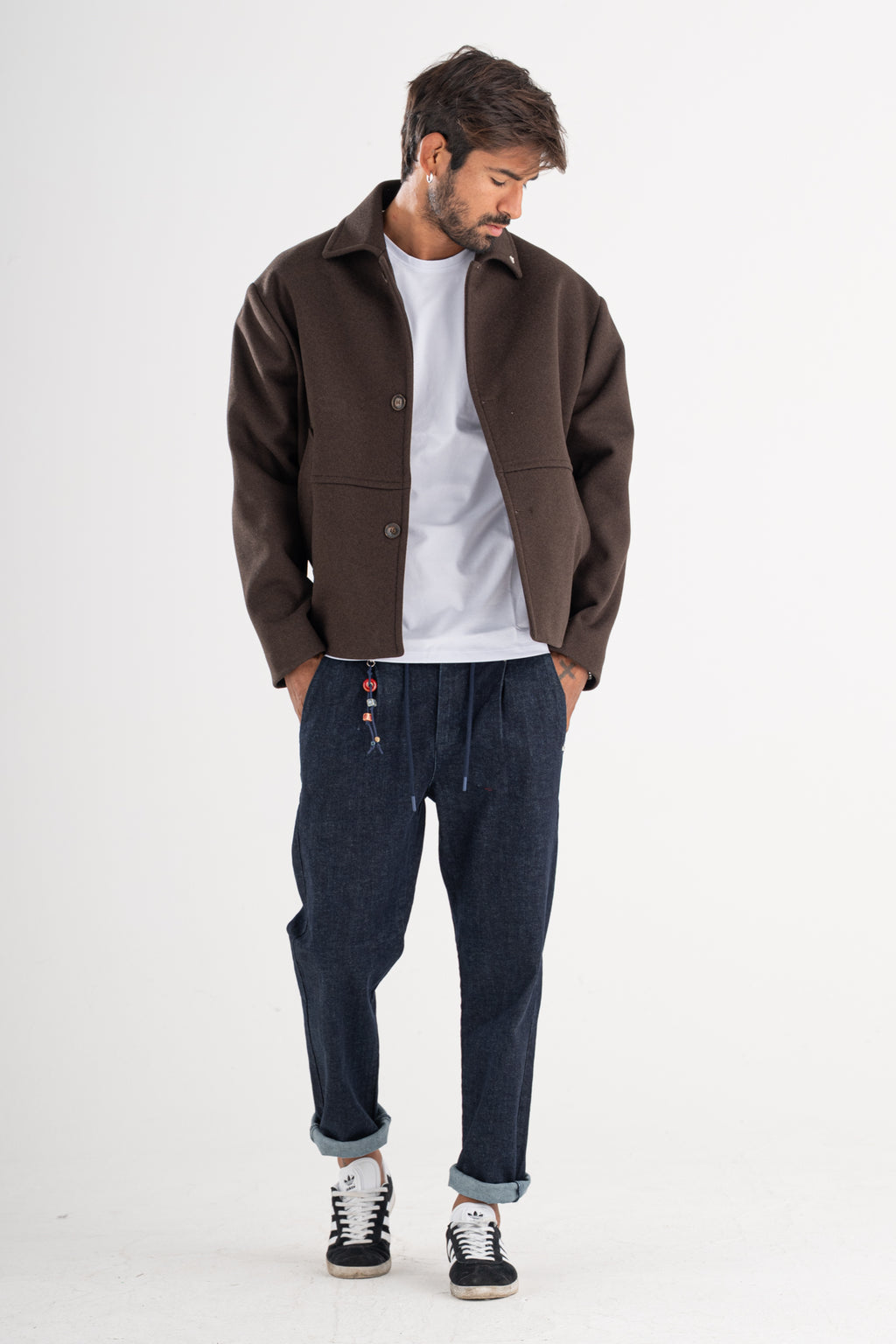 Cappotto cropped Percy