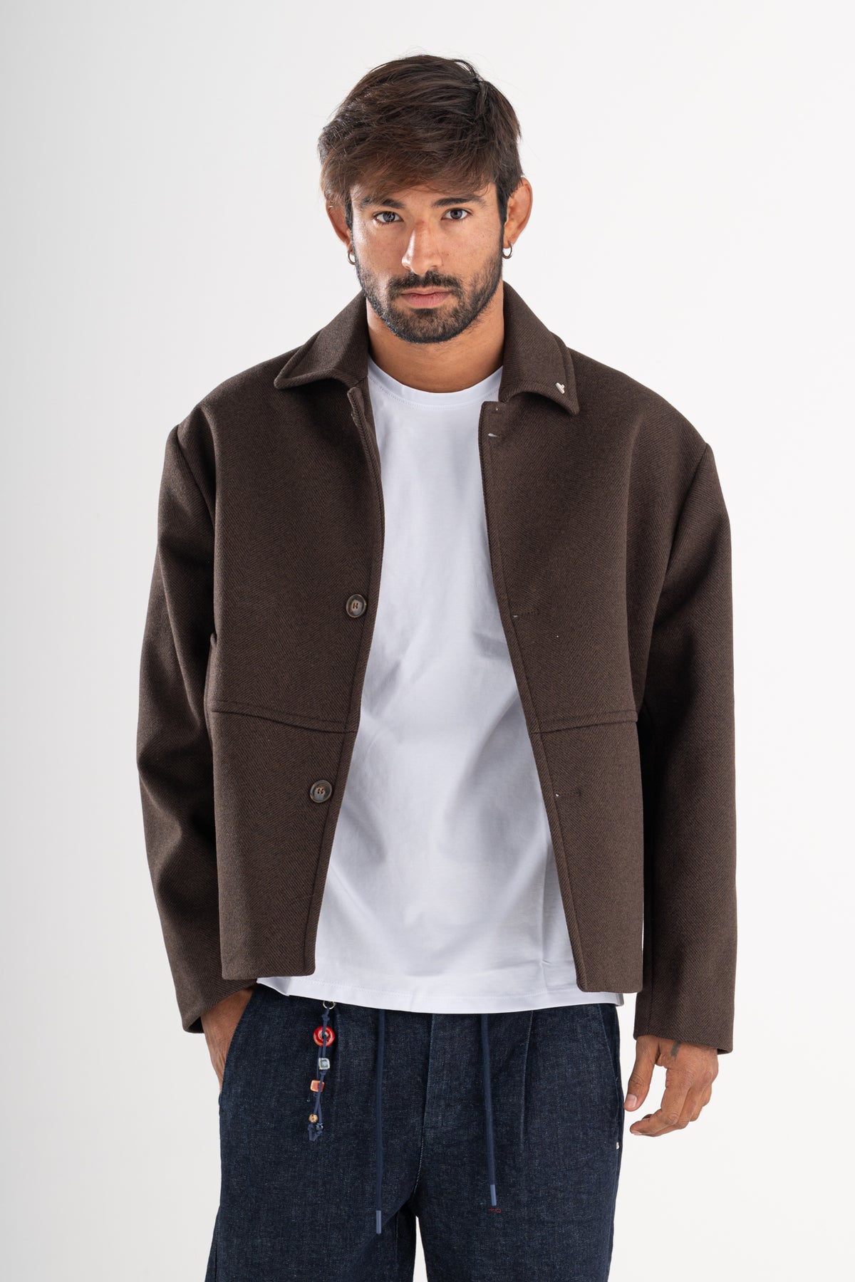 Cappotto cropped Percy