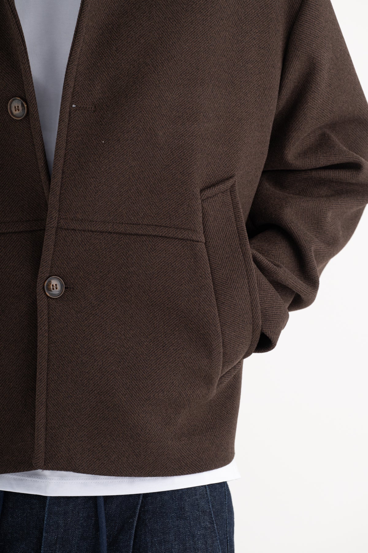 Cappotto cropped Percy