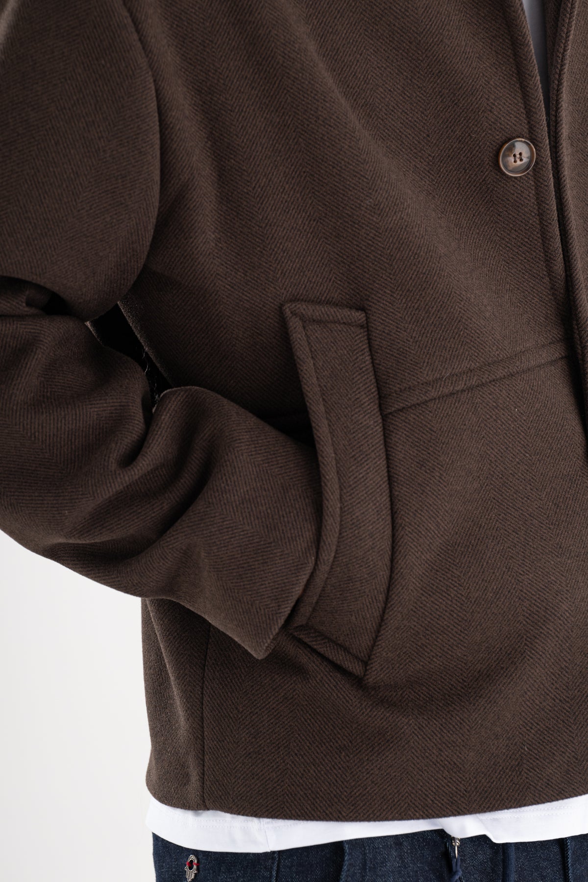 Cappotto cropped Percy