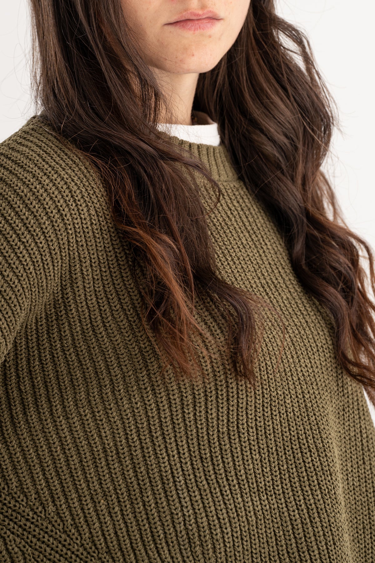 Maglia girocollo ciniglia