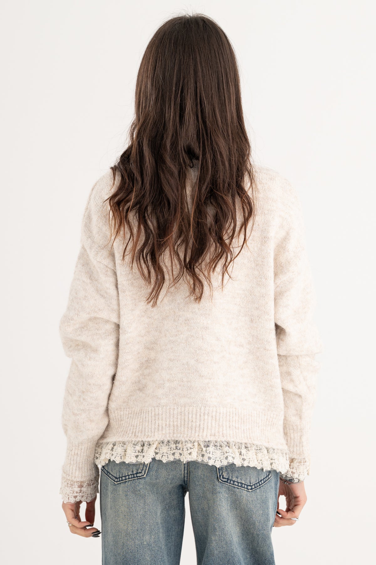 Cardigan pizzo