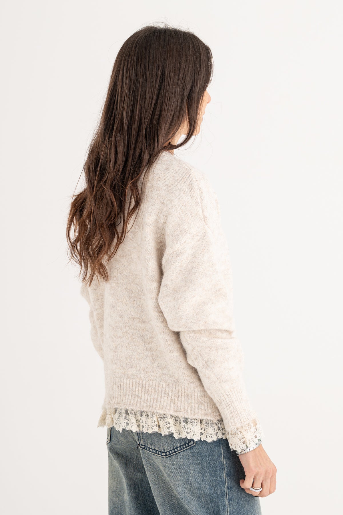 Cardigan pizzo