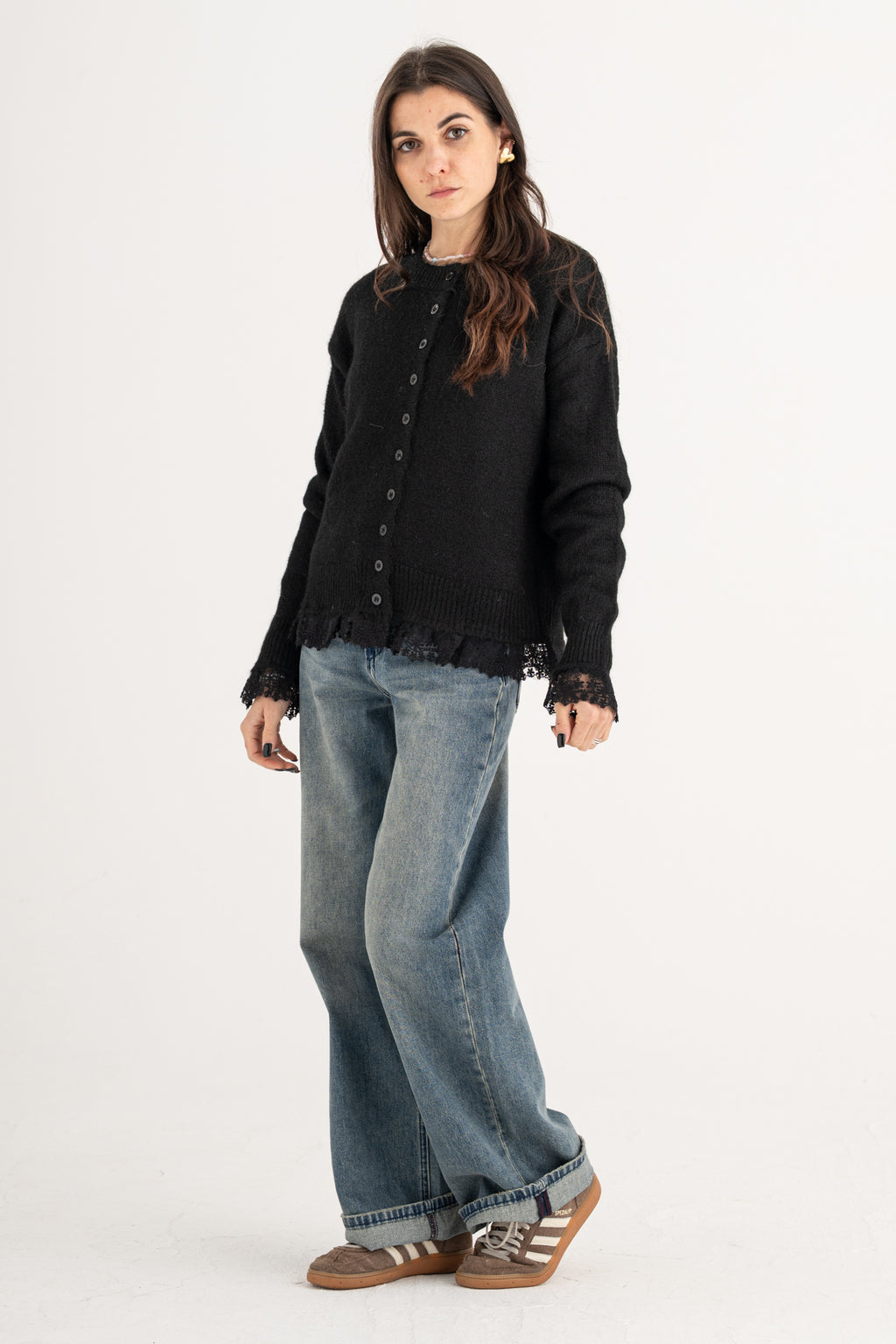 Cardigan pizzo