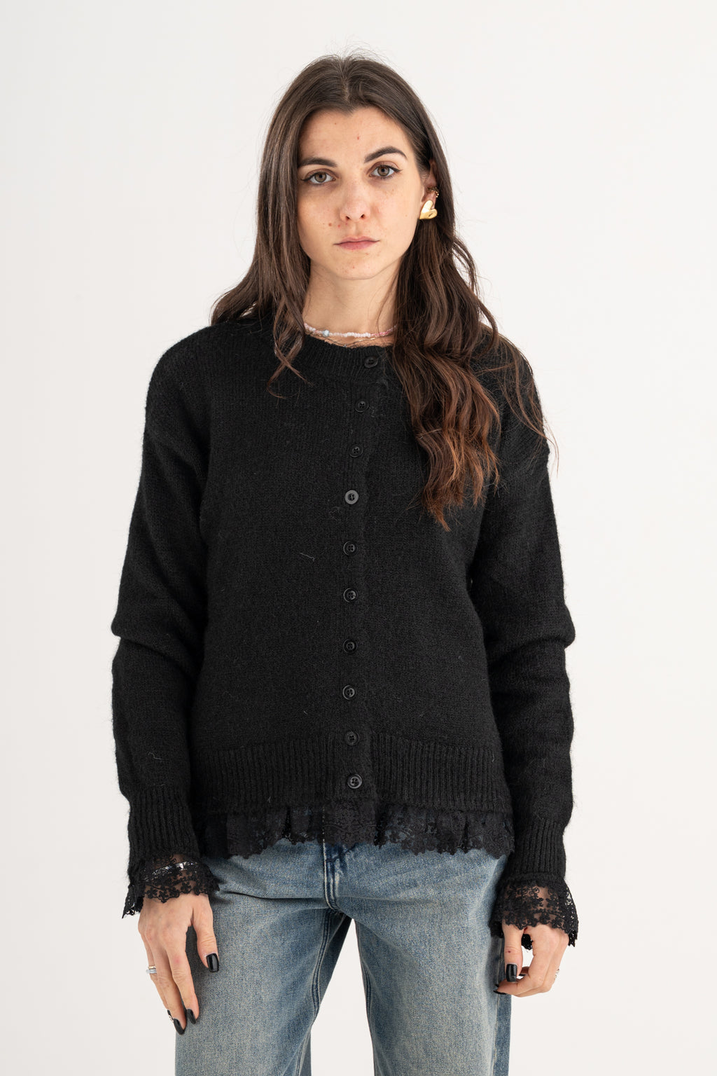 Cardigan pizzo