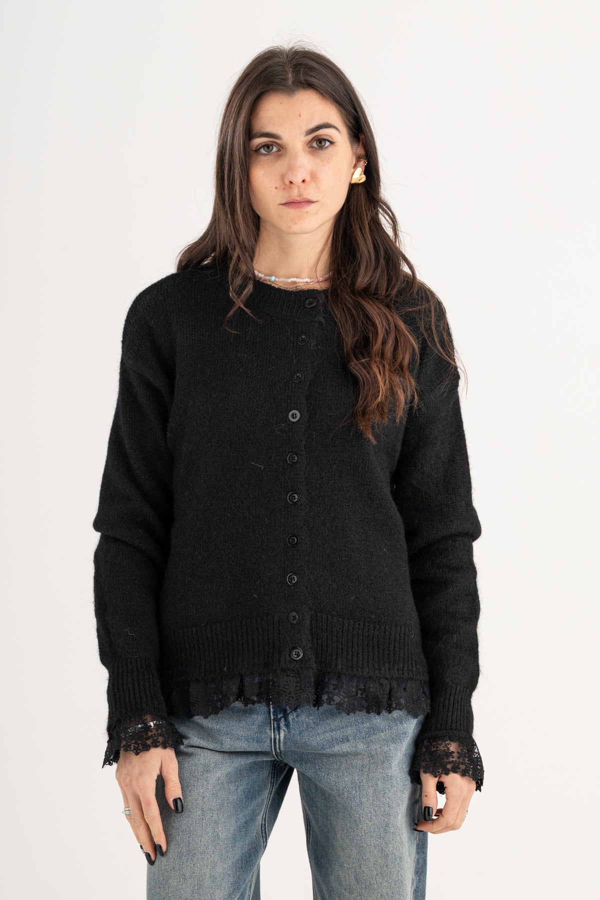 Cardigan pizzo