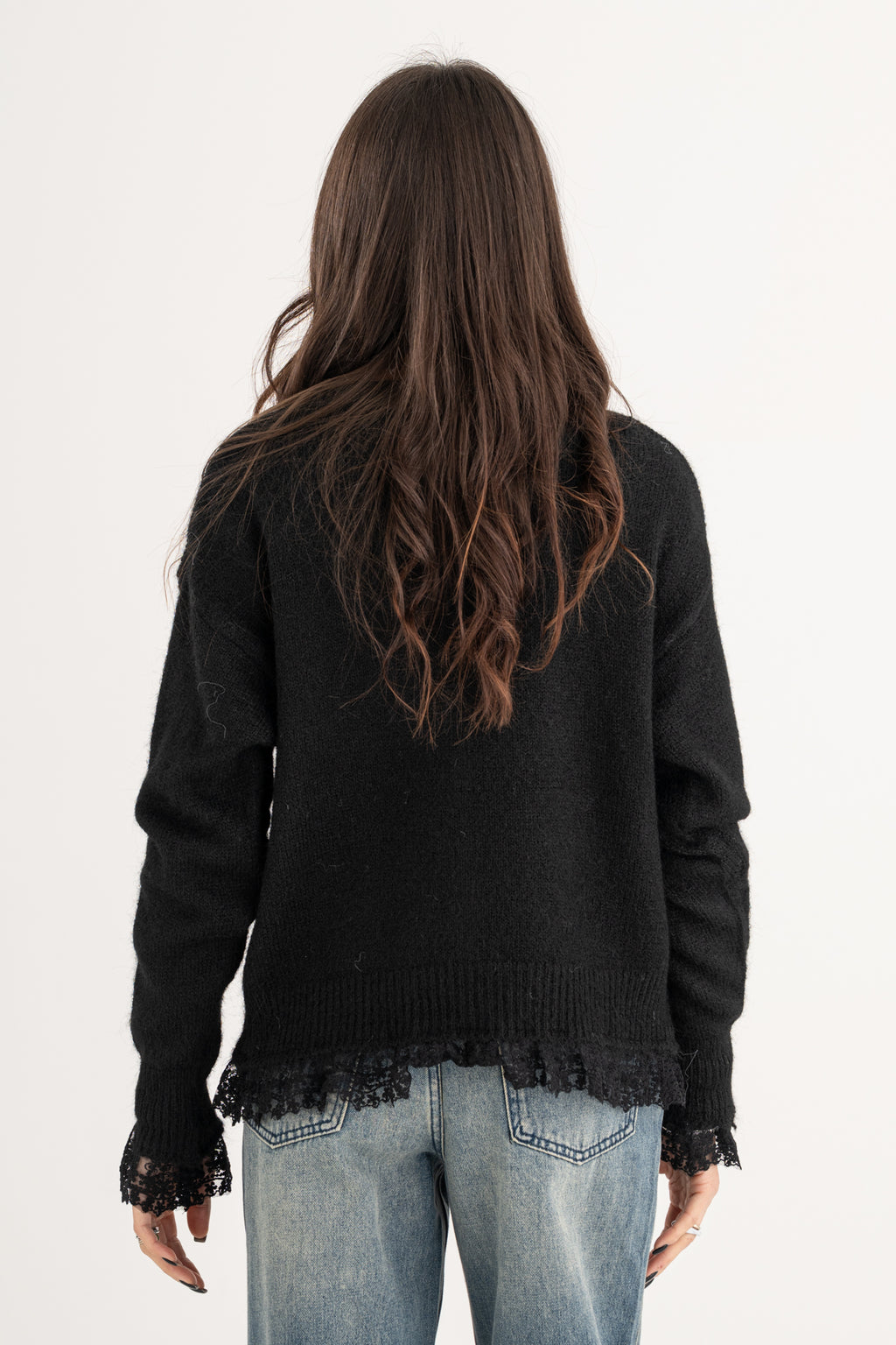 Cardigan pizzo
