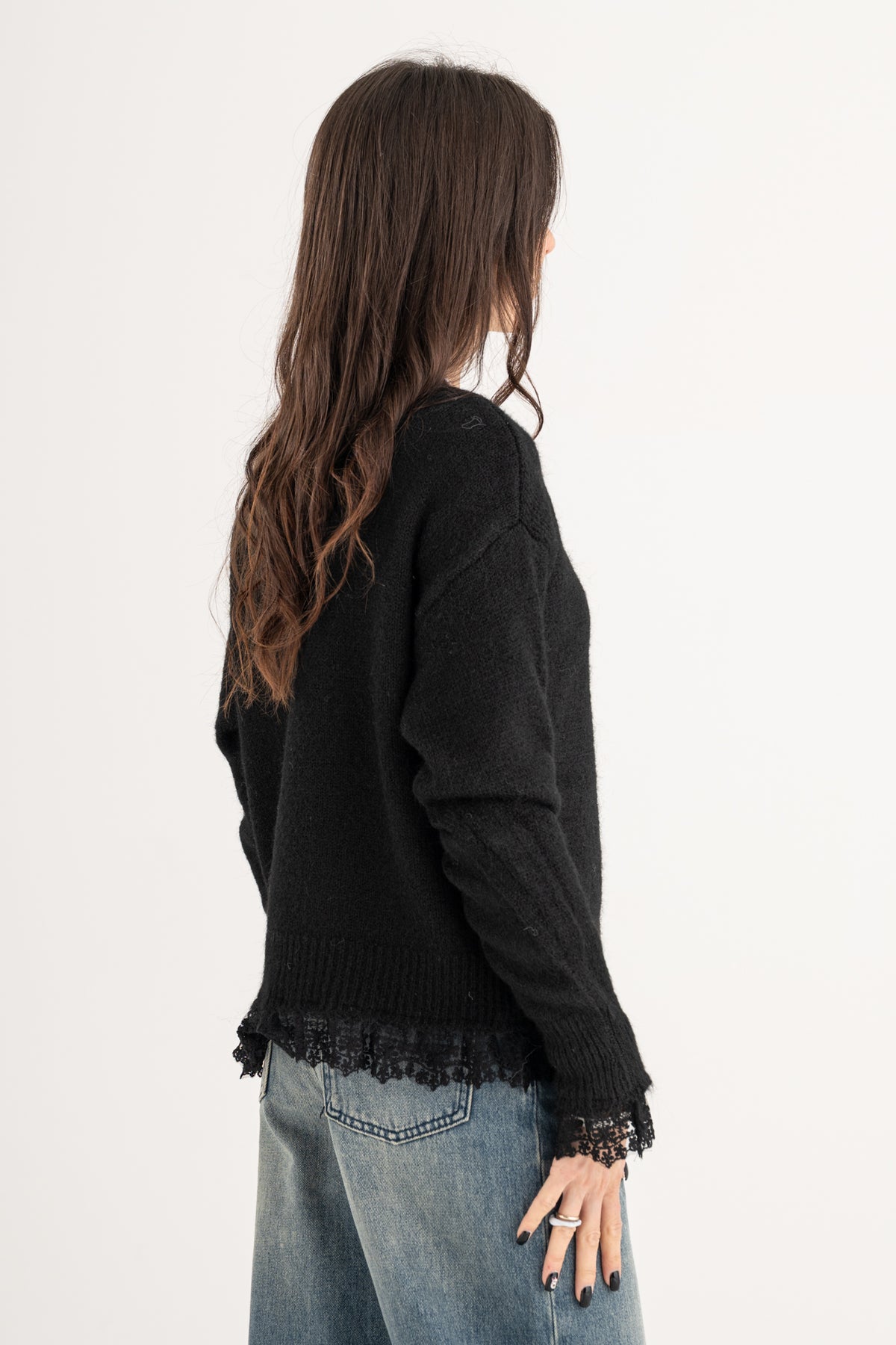 Cardigan pizzo