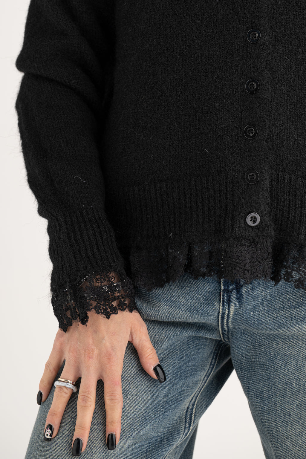 Cardigan pizzo