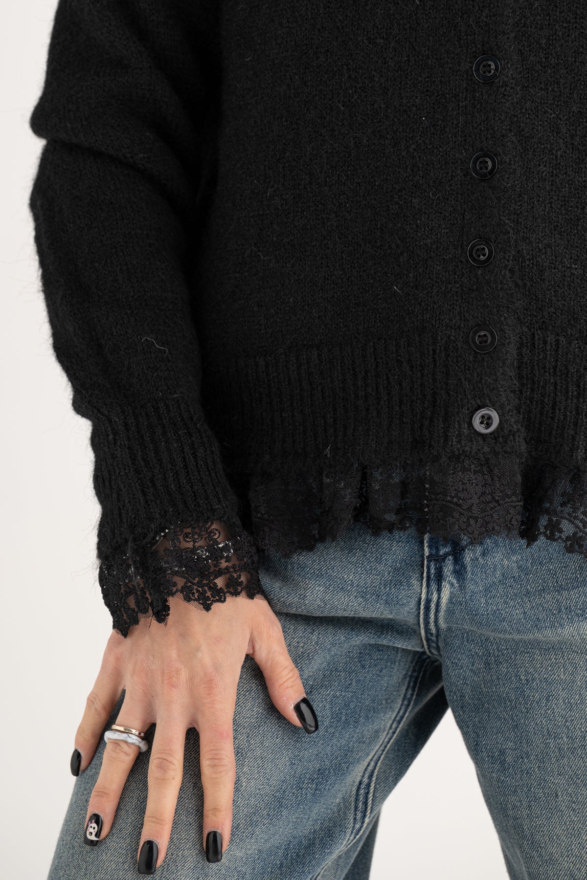 Cardigan pizzo