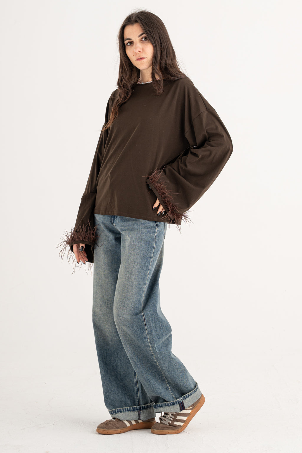 Maglia piume