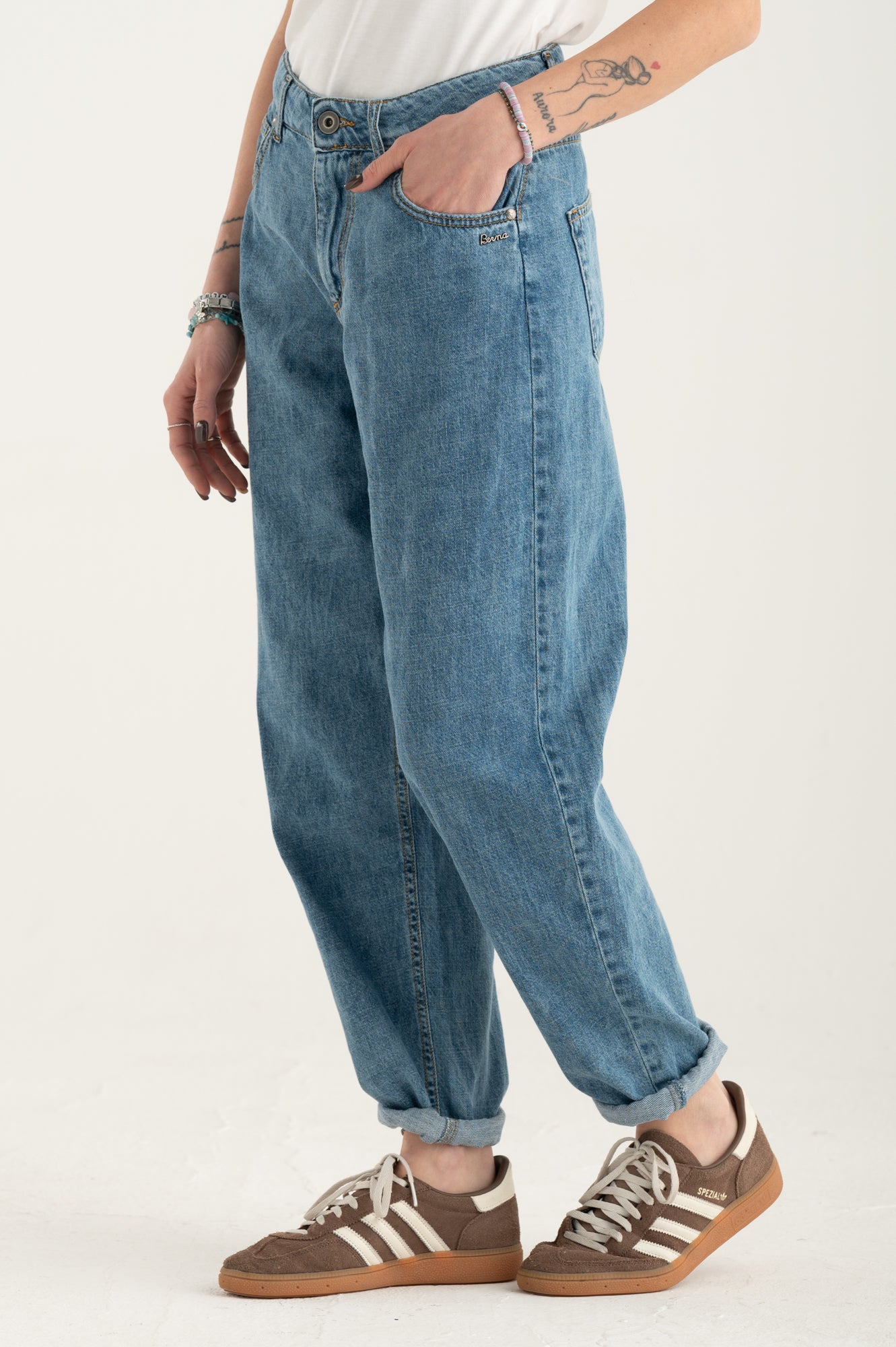 Jeans mom ultra leggero Berna