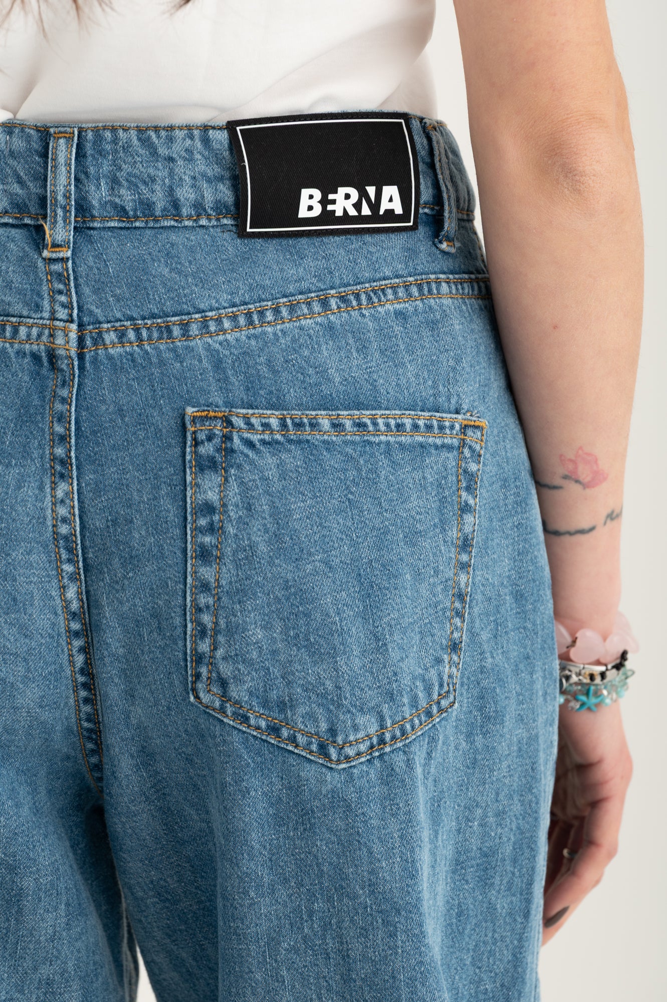 Jeans mom ultra leggero Berna