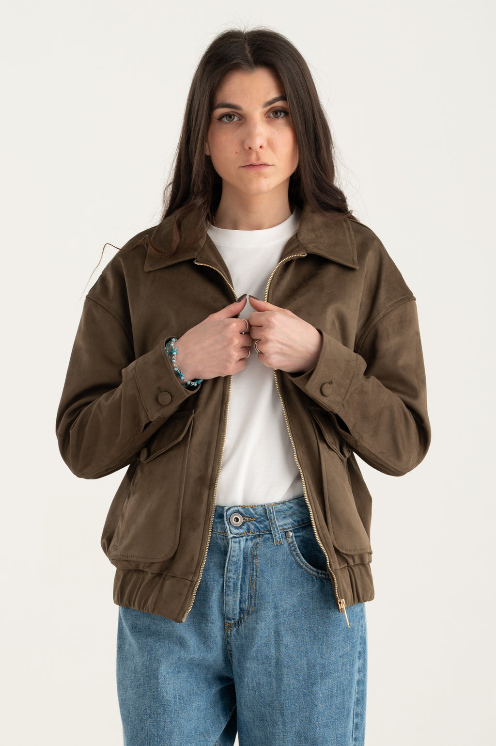 Bomber scamosciato Berna