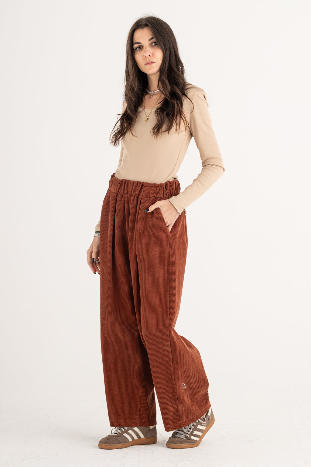Pantalone velluto Chiara