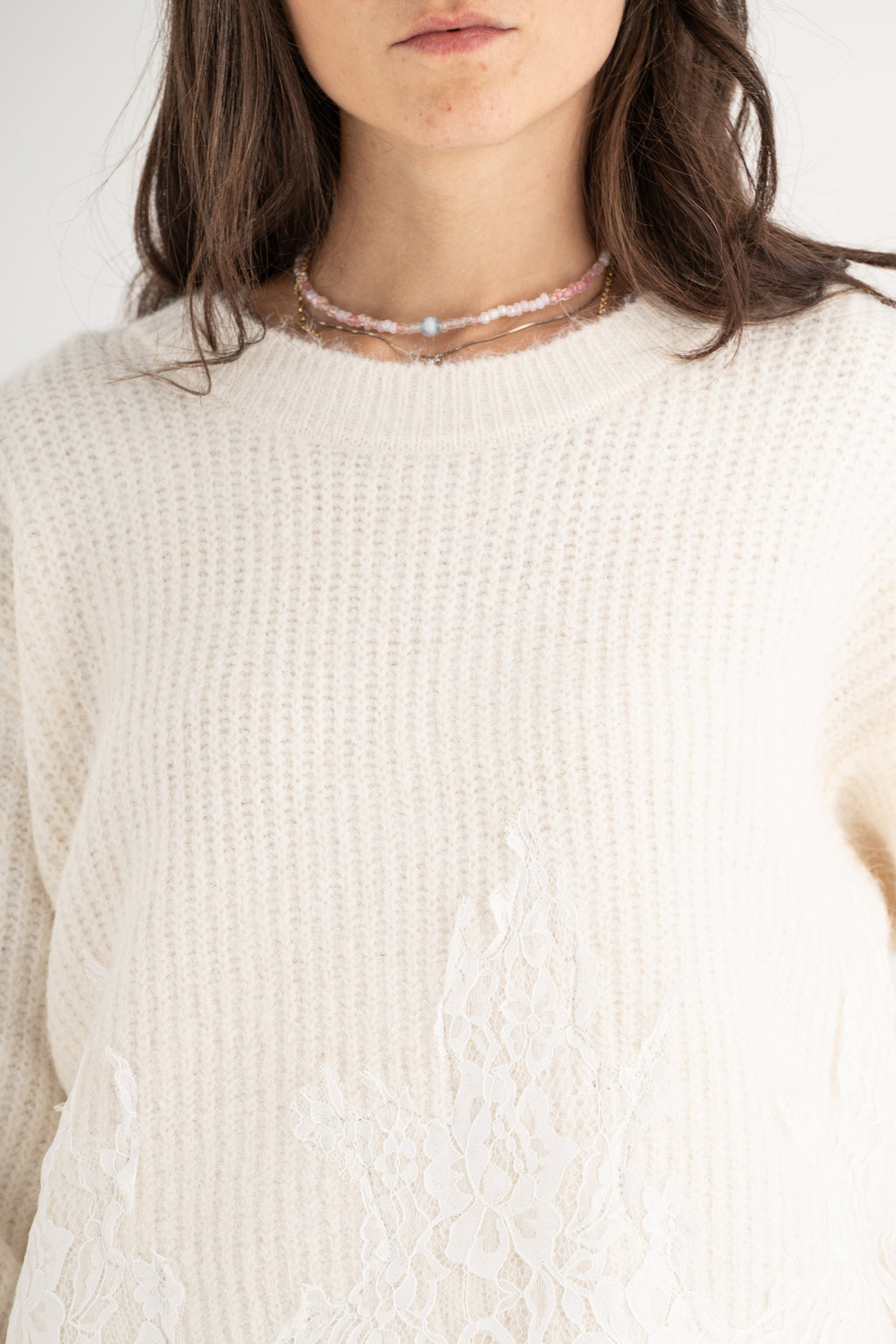 Maglione pizzo
