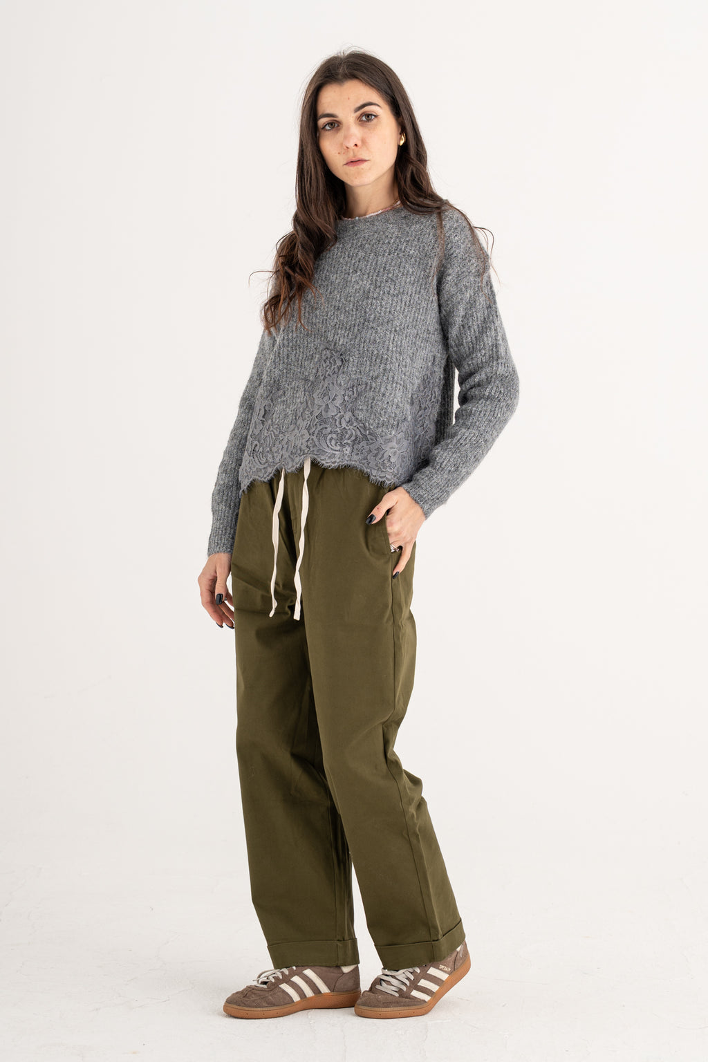 Maglione pizzo