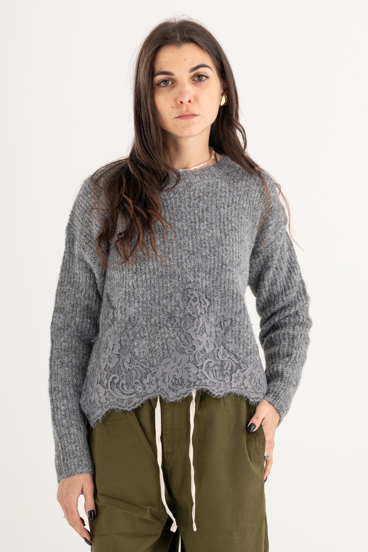 Maglione pizzo