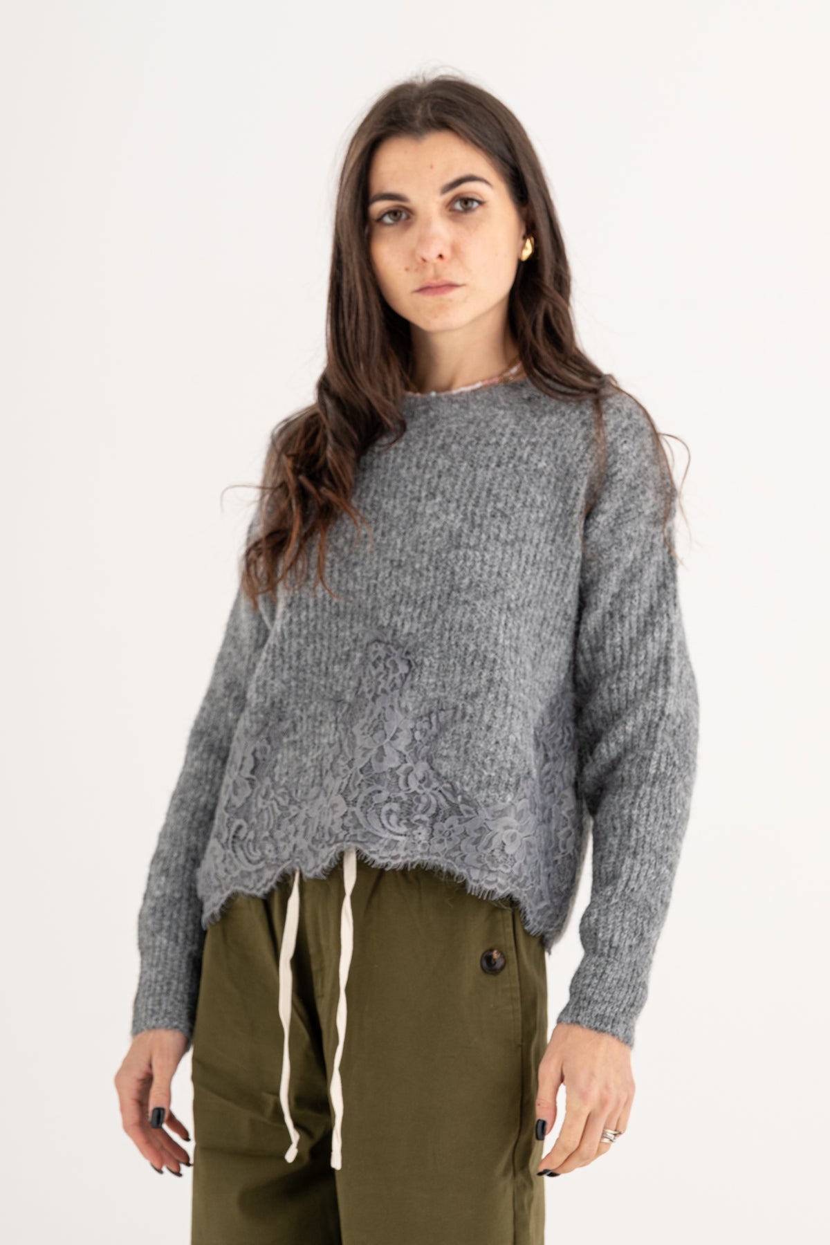 Maglione pizzo