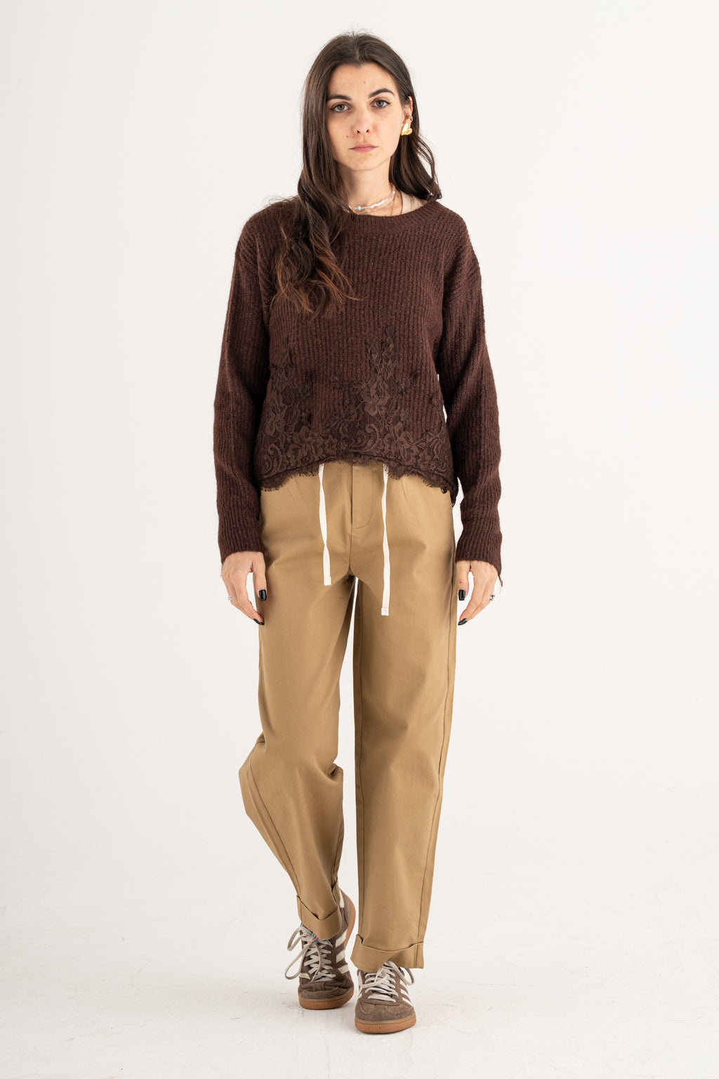 Maglione pizzo