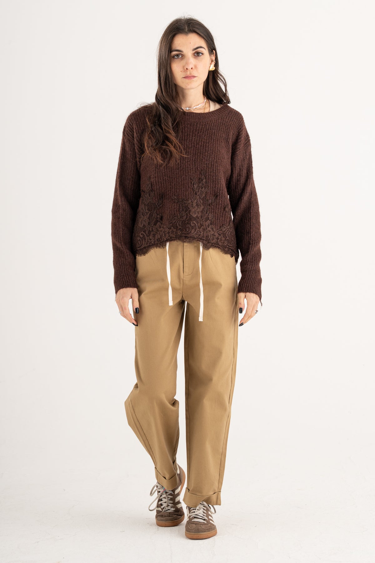Maglione pizzo