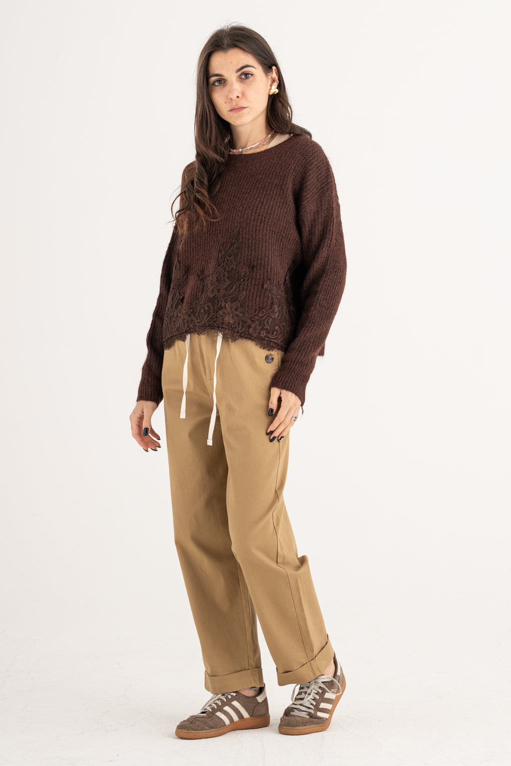 Maglione pizzo