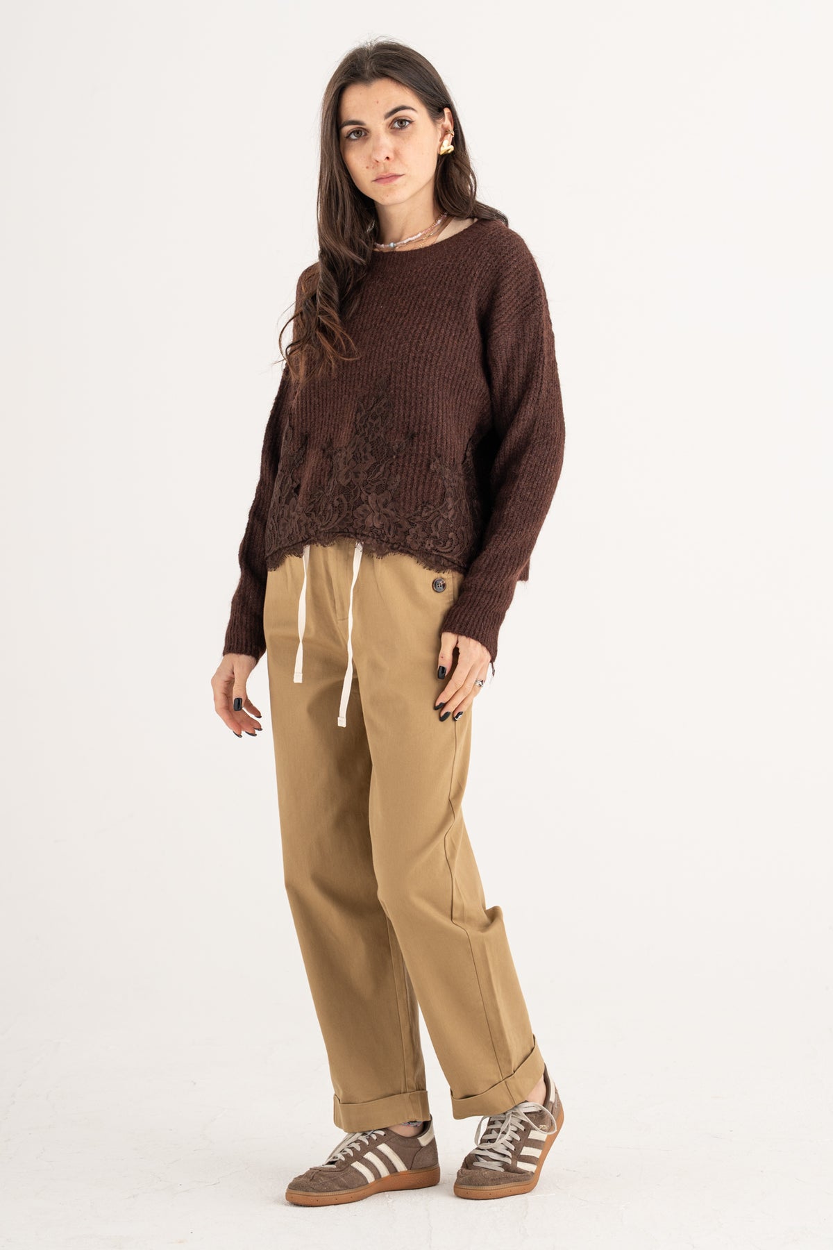 Maglione pizzo